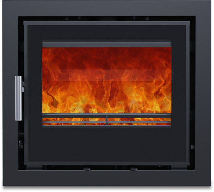 The Lovell C500 multifuel inset stove 7kW Ecodesign ready
