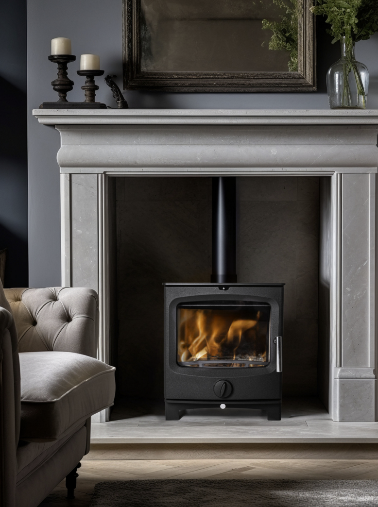 Stubby 5 multifuel stove 5kW Eco-Design/DEFRA approved – Renaissance Stoves