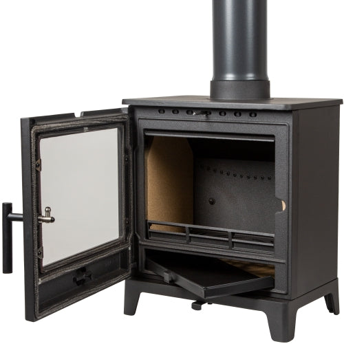 Designed and assembled in the UK, the range are the most efficient of their size in the UK, together with the lowest emissions (Dust Particles) available today.