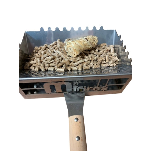 pellets and firelighters are need to fuel the oven