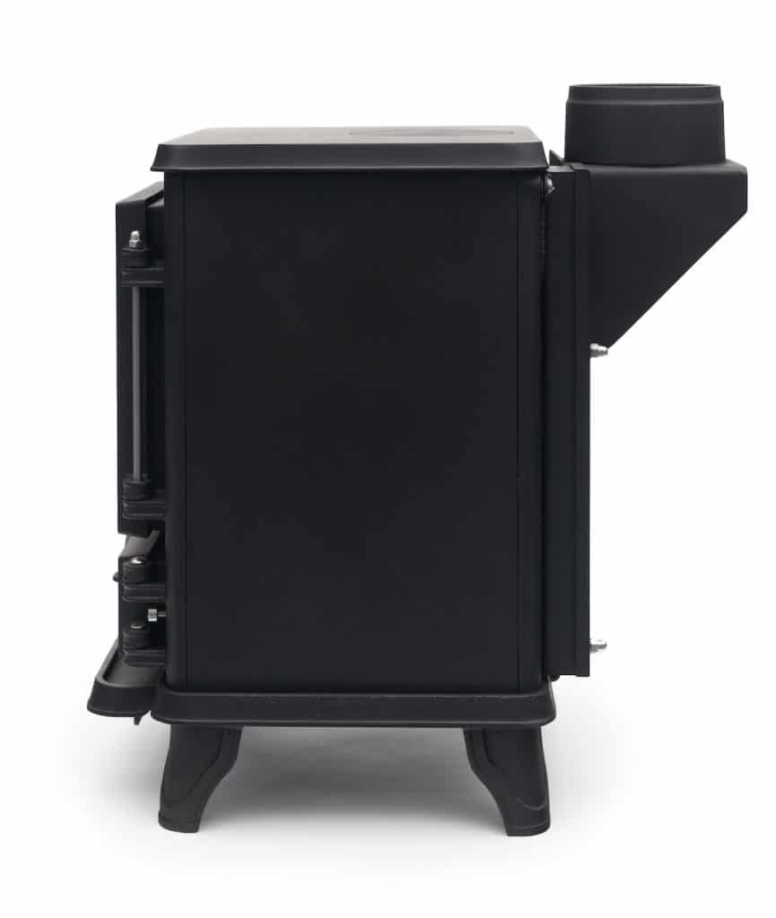 Fits small household fireplaces, shepherds’ huts, canal boats, garden rooms and tiny homes – any situation where space is at a premium