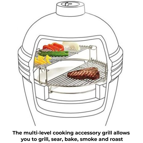 Divide and Conquer for Kamado grill mixed sizes