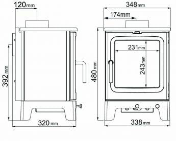 Specifications and dimensions for the Peanut 3