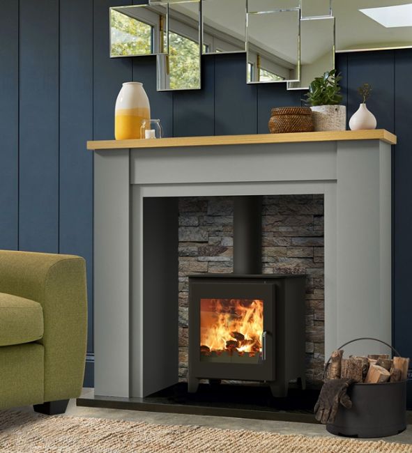 Saltfire ST1 Vision wood burning stove 5kW Eco-Design/DEFRA approved