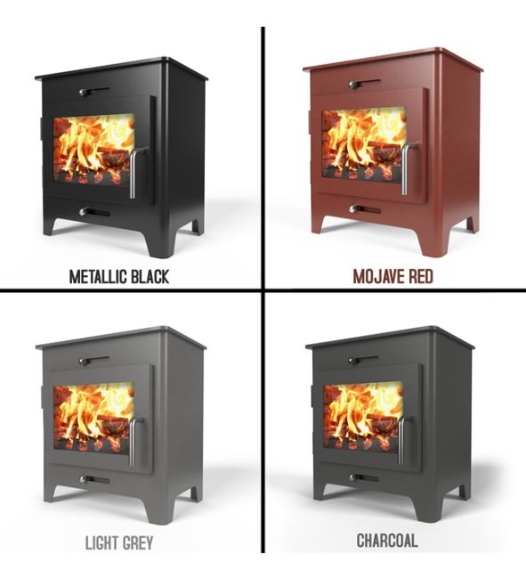 Saltfire ST1 wood burning stove 5kW Eco-Design/DEFRA approved