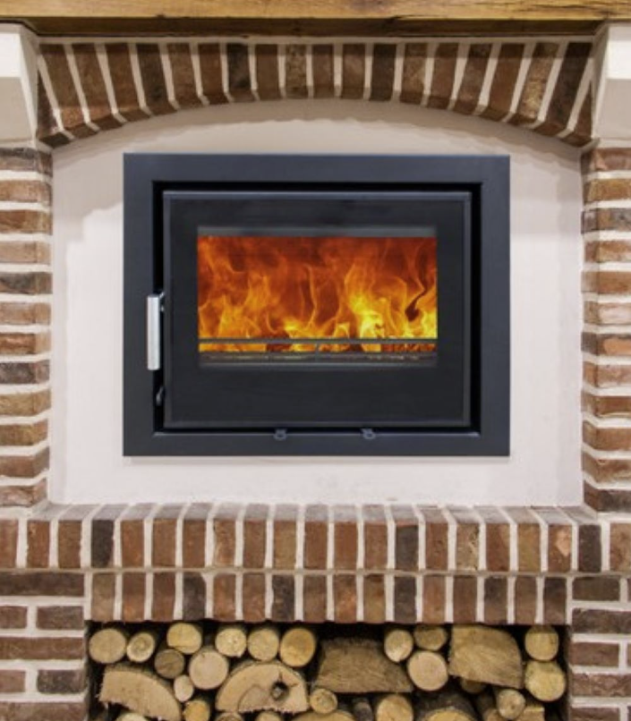 The Lovell C500 multifuel inset stove 7kW Ecodesign ready
