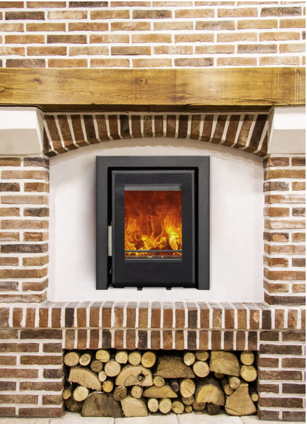 The Lovell C400 multifuel inset stove 5kW