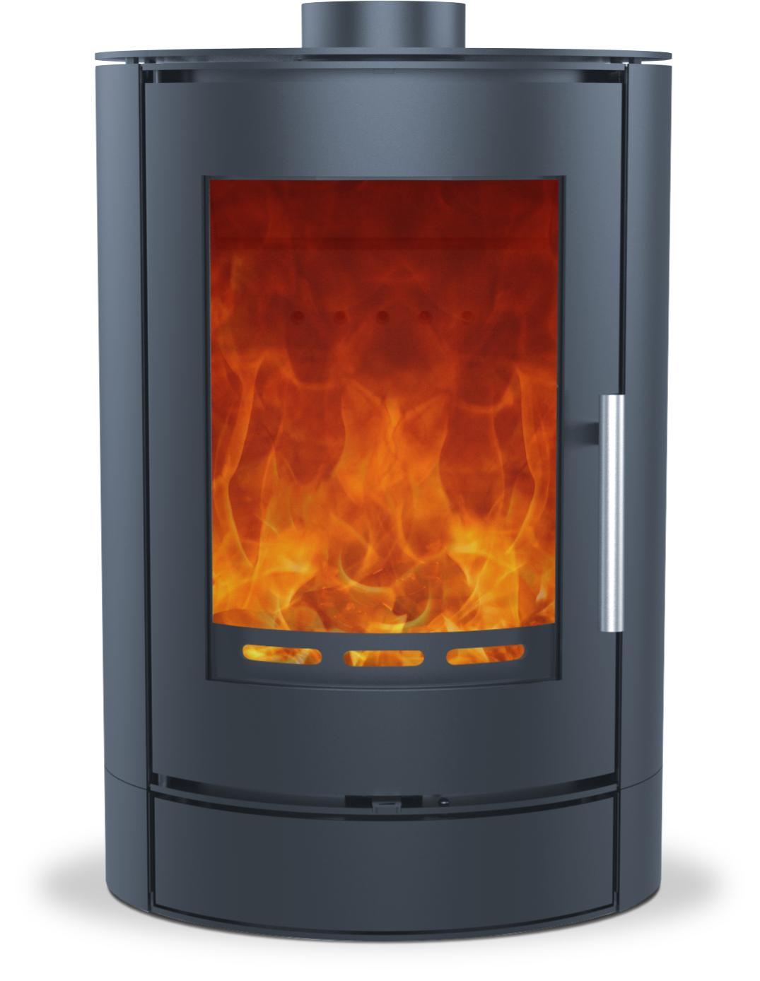The Charlton Low woodburning stove 5Kw Modern / Contemporary