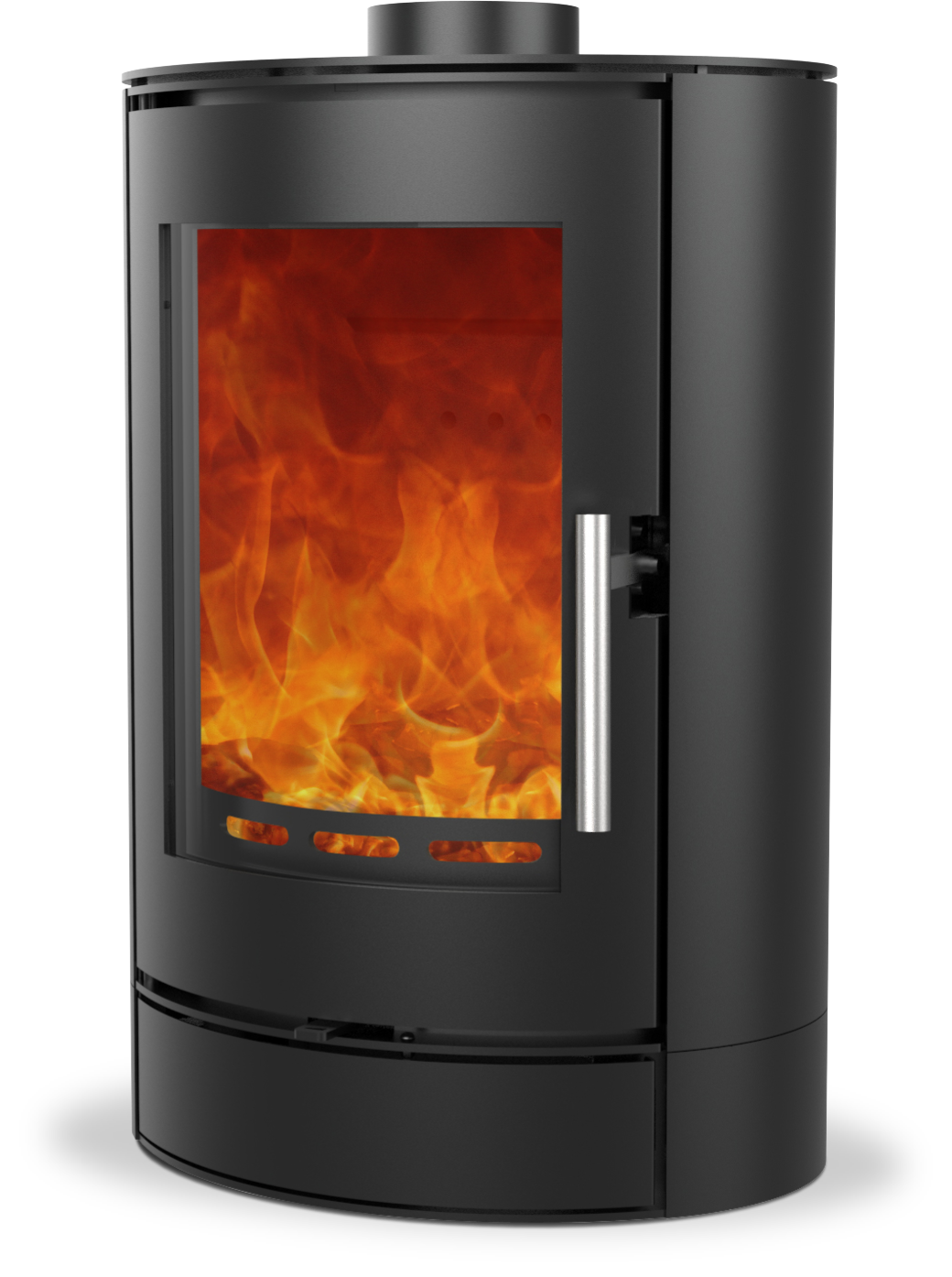 The Charlton Low woodburning stove 5Kw Modern / Contemporary