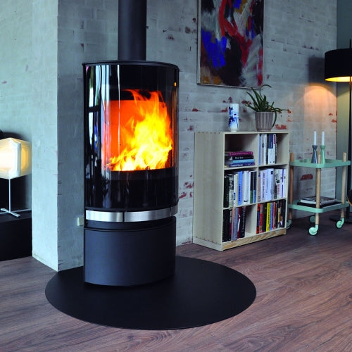 This contemporary stove, looks stylish wherever it is placed.