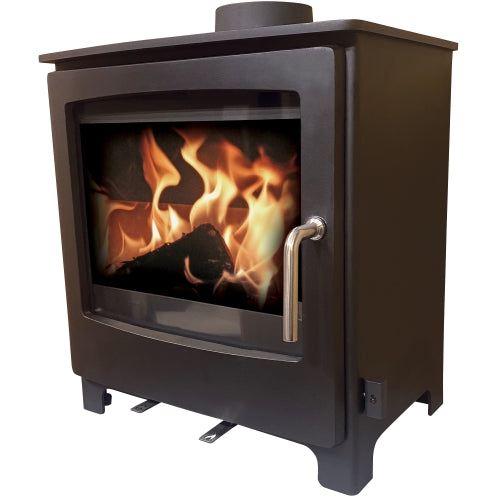 Sophisticated and powerful multifuel stove would be a welcome addition to any home.