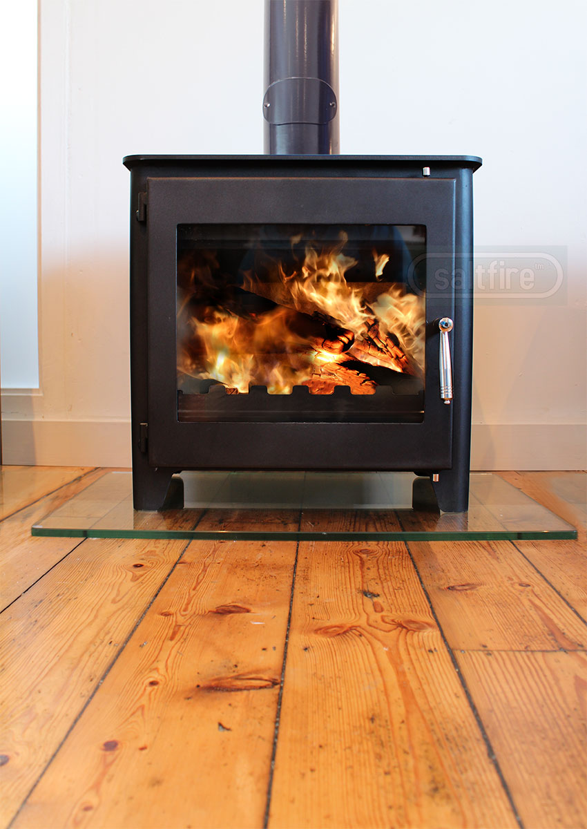 Saltfire ST3 wood burning stove 7kW Eco-Design/DEFRA approved