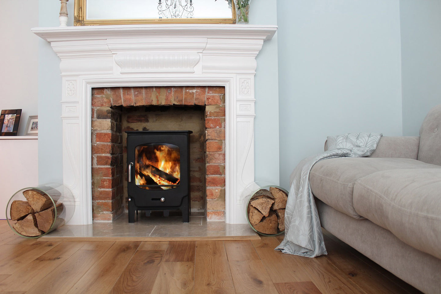 Saltfire ST-X5 multifuel stove 5KW Eco-design/DEFRA approved