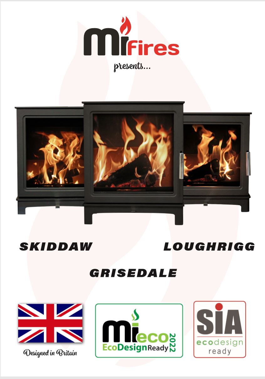 Loughrigg Wood burning Stove 4.9 kW Eco-Design/DEFRA approved