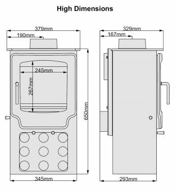 Dimensions and specifications for the Scout Tall