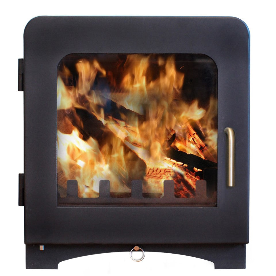 The St4 multifuel stove has a modern design and is ultra clean burning.