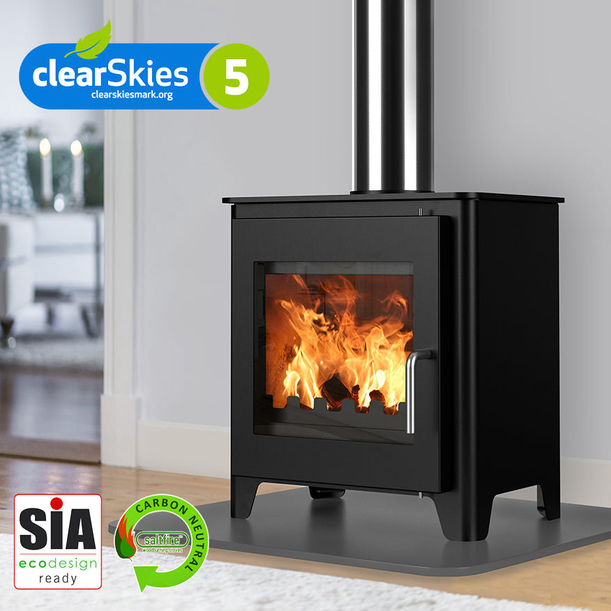 The Saltfire ST1 Vision is eco-design ready, has a ClearSkies 5 rating  and is perfect for the home and the environment.
