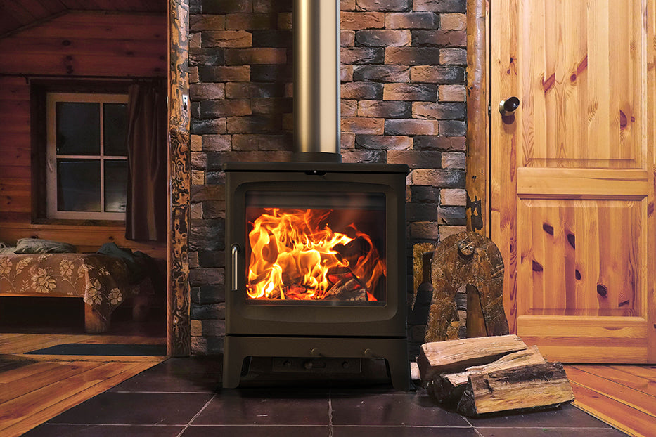 The traditional cast Iron woodburning stove - Bignut 5KW  