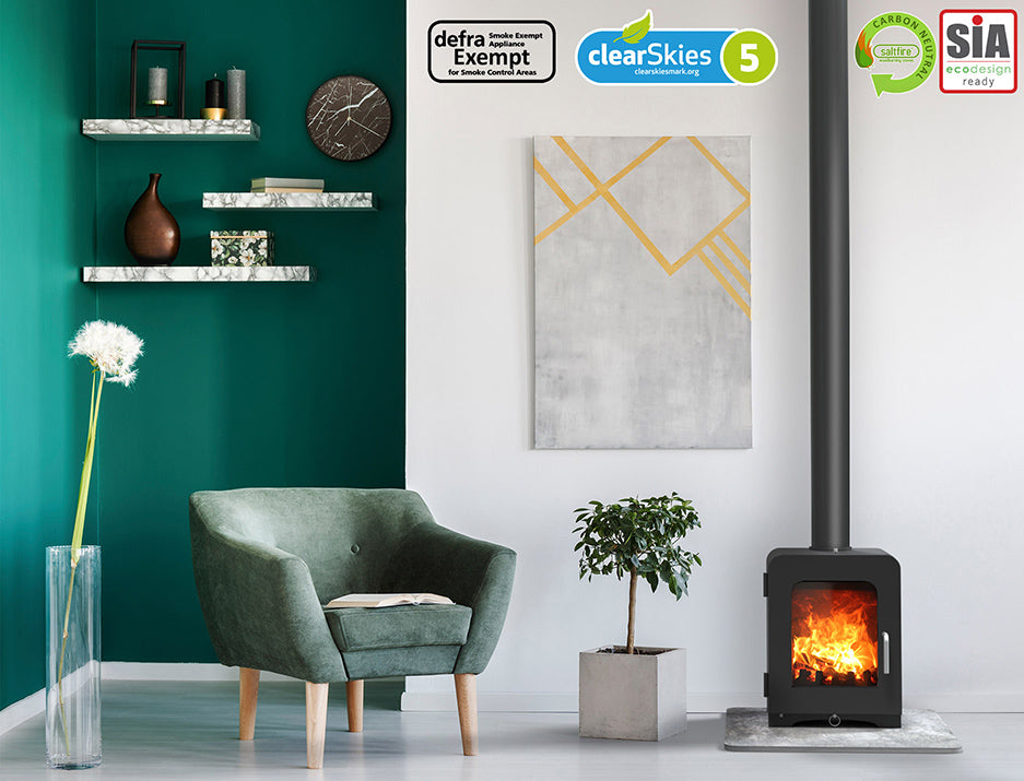 Saltfire ST2 multifuel stove 5kW Eco-Design/ DEFRA approved ...